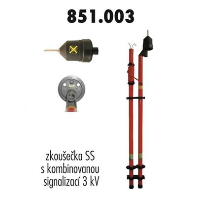 Zkoušečka, kombinovaná signalizace 3 kV